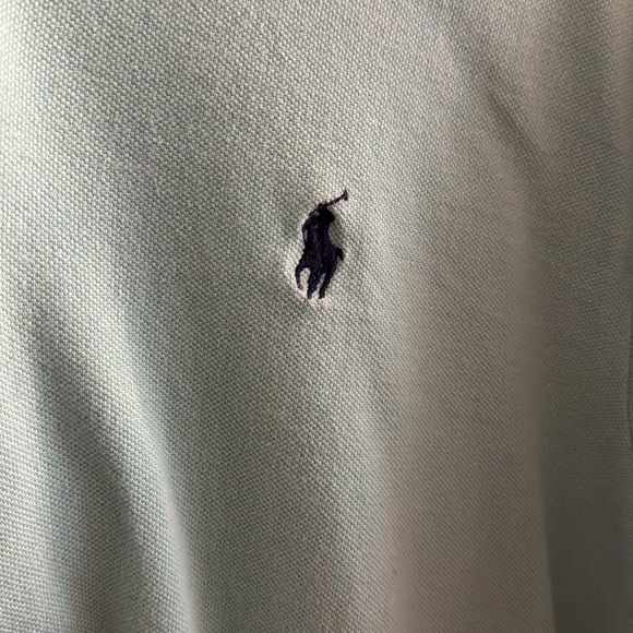 Turquoise Ralph Lauren Collared Polo Shirt - Size XL - Picture 2 of 4